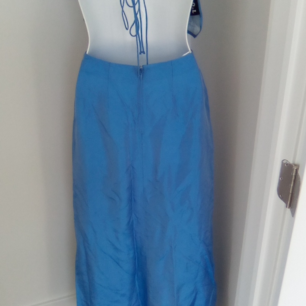 Vintage 90s Formal Maxi Skirt And Halter Top  Set - Picture 9 of 16